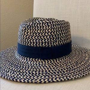 Joanna Hat by Brixton - Navy & Tan